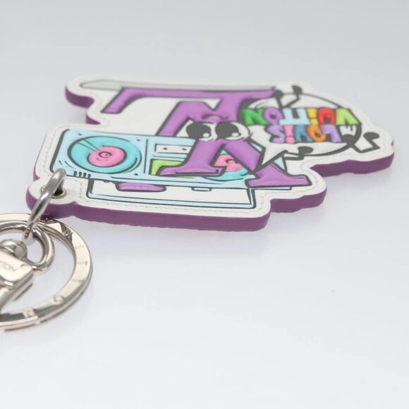 LOUIS VUITTON Monogram Comics Key Holder Purple - Picture 6 of 12